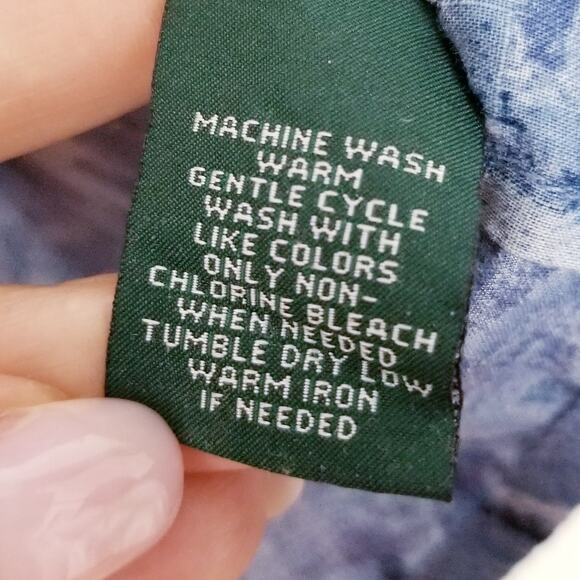 LRL Lauren Jeans Co. Ralph Lauren Boho Blouse - Size M - Picture 5 of 5